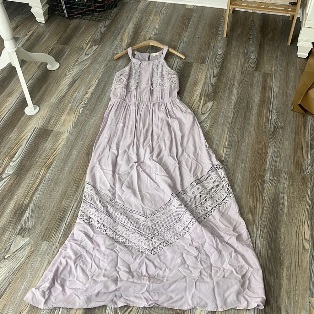 Women’s Altar’d State Lilac Maxi Dress Size Large - Picture 8 of 8